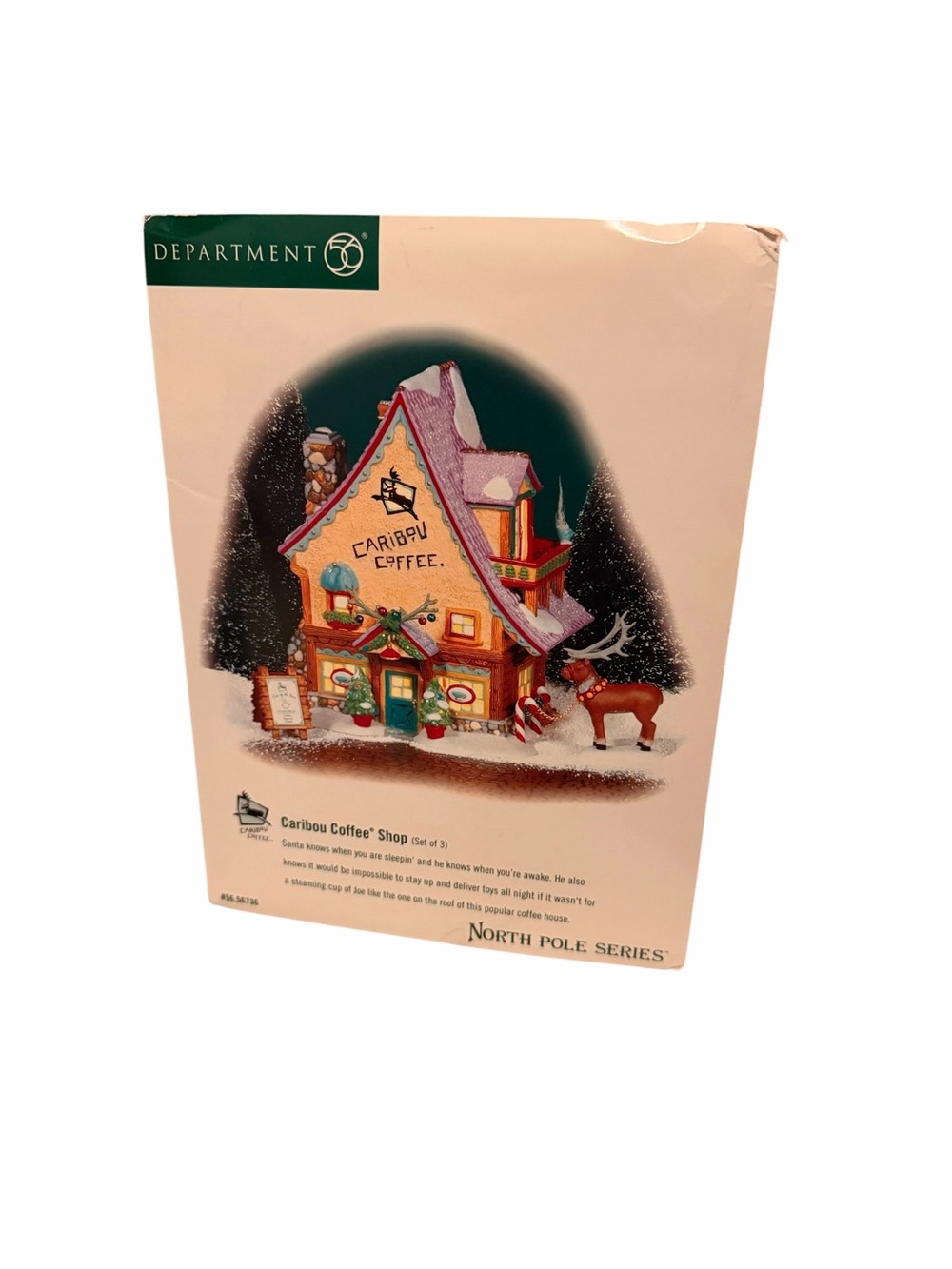 Department 56 North Pole Series "Caribou Coffee Shop"